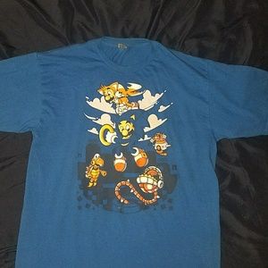 Mario Sonic Crossover T-shirt